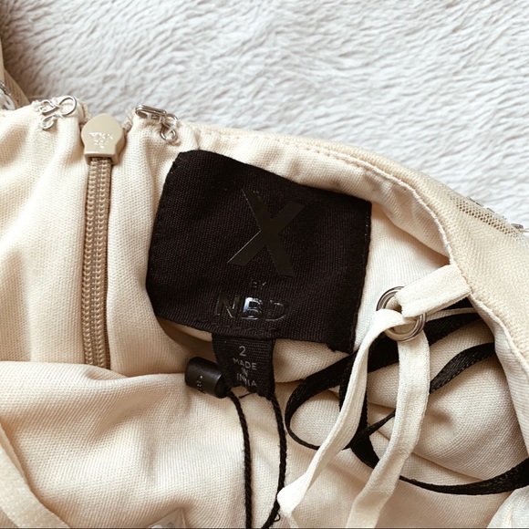 ❌SOLD❌NWT NBD Madeline Beaded Sequin Mini Dress - Picture 8 of 8